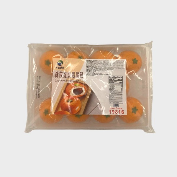 Orange Peel Red Bean Citrus Buns