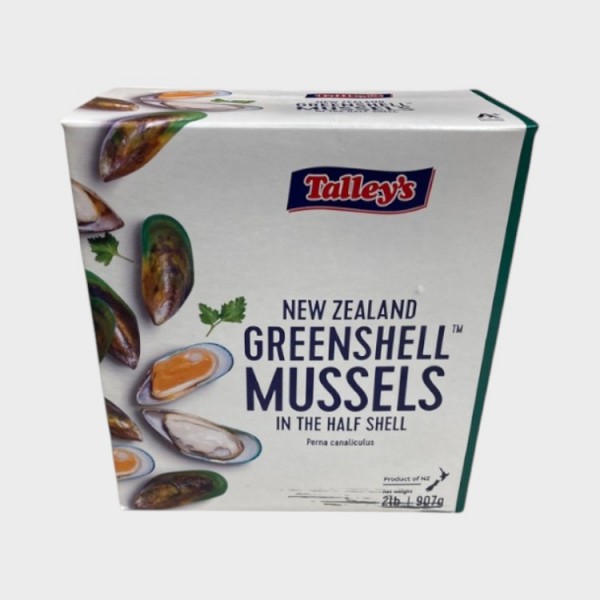 Green shell Mussels Half Shell (M) 